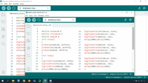 Sekwencja pracy układu w trybie sygnalizatora- 1000 ms